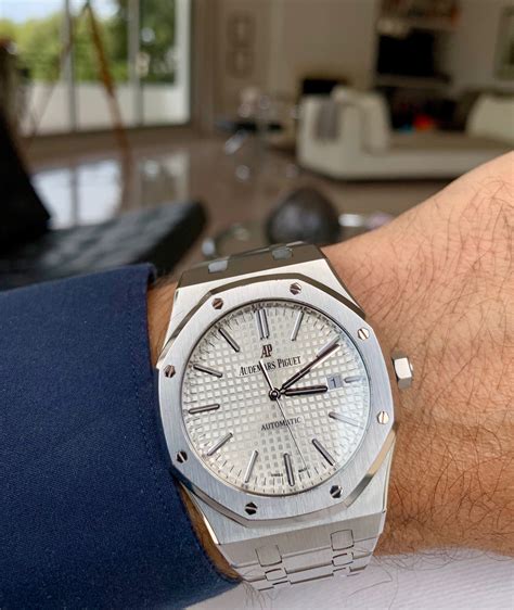 audemars piguet 15400 white|audemars piguet jumbo extra thin.